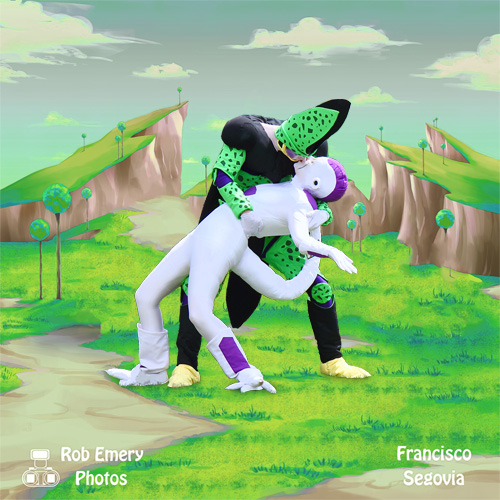 Cell and Frieza (Freeza) making out